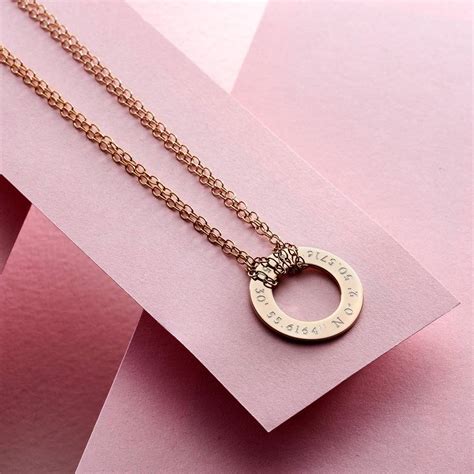 Personalised Eternity Necklace By Staxx Personalised | notonthehighstreet.com