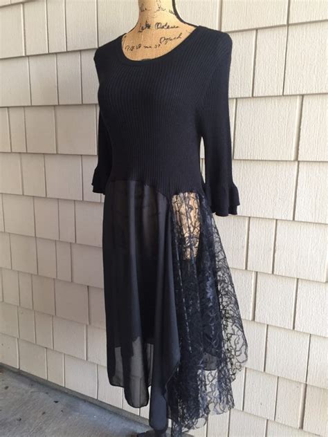 Stevie nicks dress gothic renaissance black lace dress | Etsy