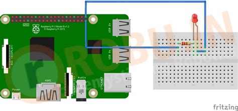 Blinking LED using GPIO Pins of Raspberry Pi: A Step By Step Tutorial