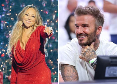 Mariah Carey Reacts To David Beckham Singing "All I Want For Christmas"