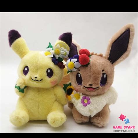 Pokemon Plush Pikachu and Eevee Pokémon Center Plush Toys | Etsy