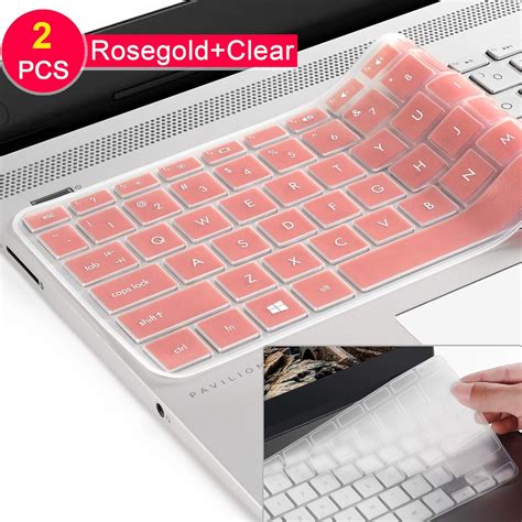 [2pack] Keyboard Cover for HP Envy x360 2-in-1 15.6" Laptop Series /2018 Newest HP Pavilion 15.6 ...