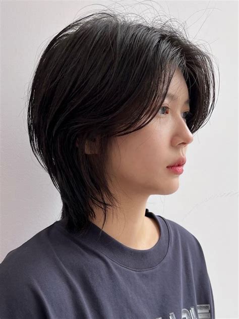 Korean Short Haircut, Asian Short Hair, Asian Hair, Korean Short Hairstyle Tomboy, Short Hair ...