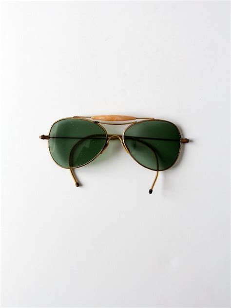 Vintage Aviator Sunglasses - Etsy