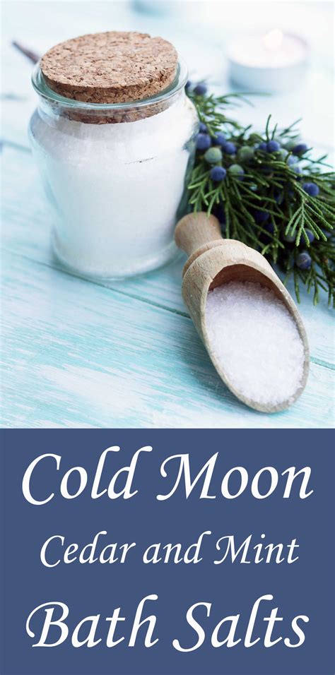 Cold Moon Cedar & Peppermint Ritual Bath Salts - Moody Moons