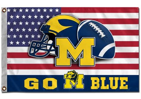 Michigan Wolverines Flag - 5 sizes - The Best POD Fullfilment Platform