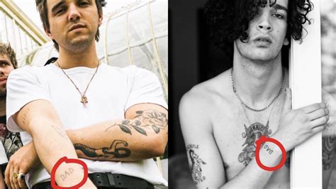 Matty Healy Tattoos