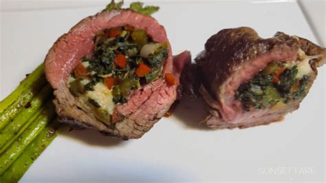 Spinach and Cheese Stuffed Flank Steak – Sunset Fare