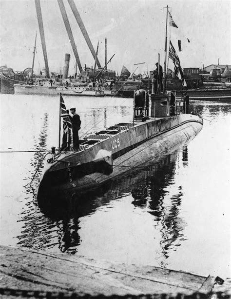 German Submarine U. C. 5. after the surrender. | Royal navy submarine ...