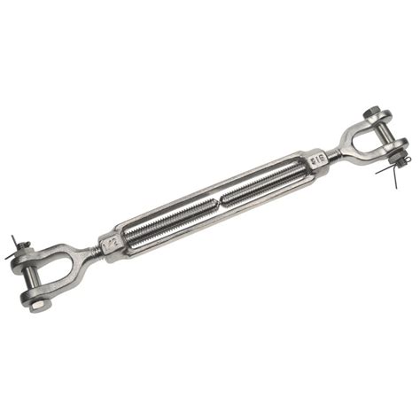 US Type Jaw Jaw Open Body Turnbuckle 316 STAINLESS STEEL - MarineNow