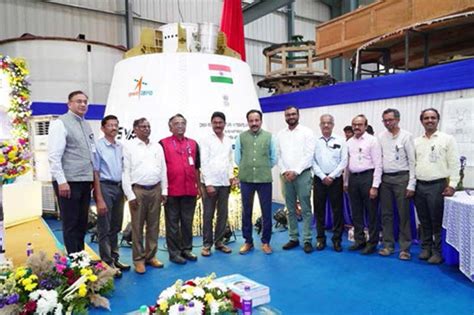 ISRO receives the crew module structure simulated assembly – India ...