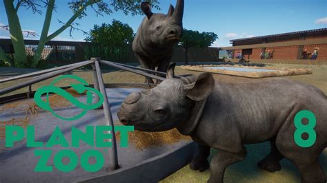 Planet Zoo - Your World Zoo SandBox Mode - Part 8: The Black Rhinoceros and the White Tapir ...