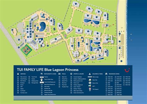 Resort Map – Blue Lagoon Princess