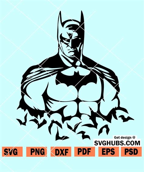 Batman Svg Batman silhouette svg Dark knight svg Cut file for cricut Svg png dxf Drawing ...