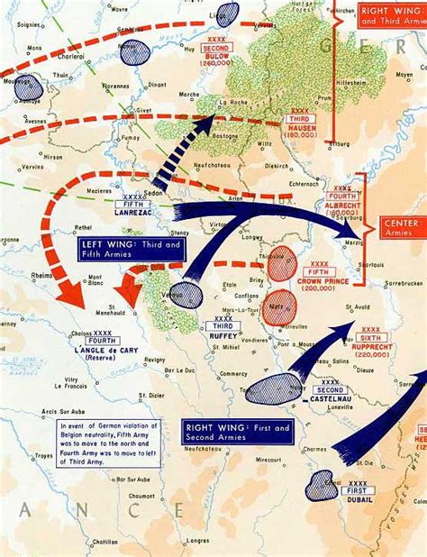 Western Front 1914 War Plans