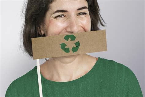 T-shirt mockup, recyclable, environment concept | Premium PSD Mockup - rawpixel