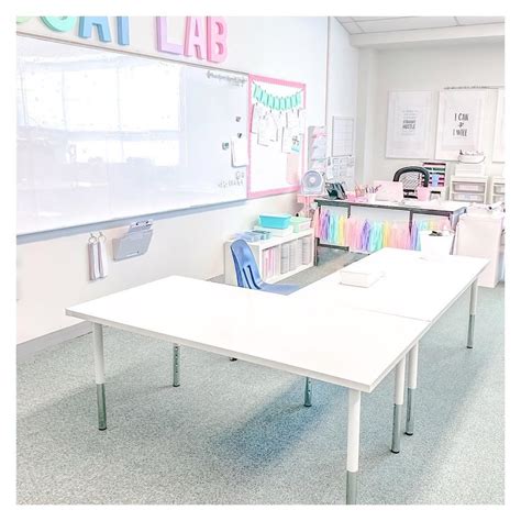 Whiteboard Classroom Tables | Elementary classroom decor, Kids ministry ...