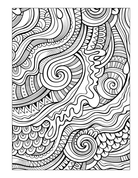 Coloring Pages | Free Abstract Coloring Design