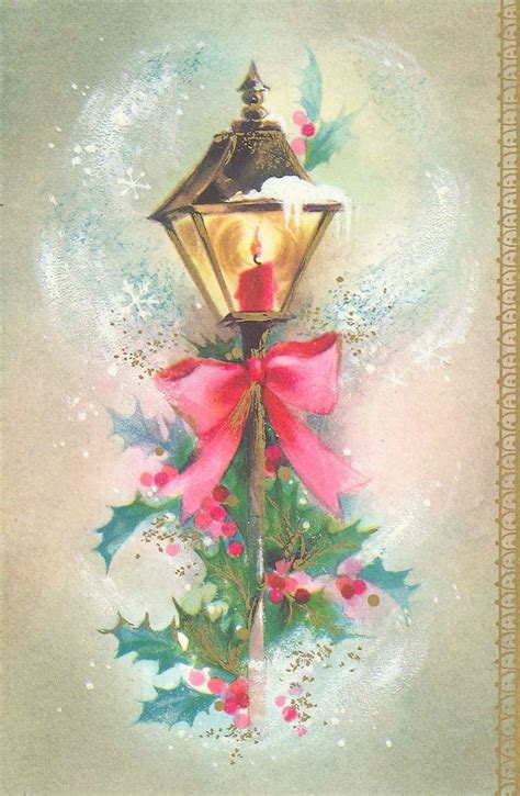 1000+ images about Vintage Xmas Cards Candles on Pinterest | Vintage ...