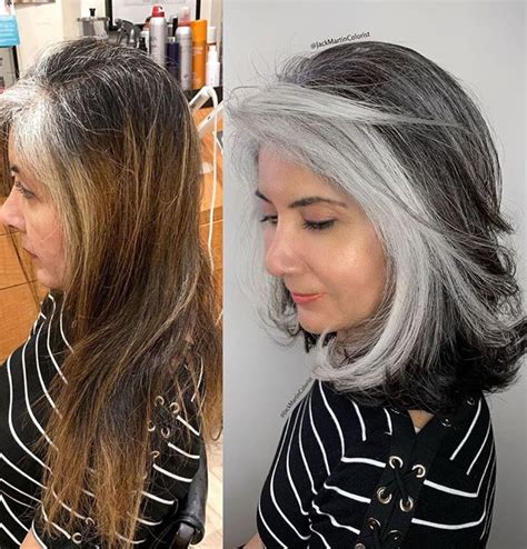 How To Color Grey Hair With Highlights - Merahk