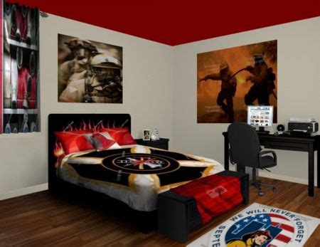 Firefighter Bedding Sets - Comforters, Duvets, Sheets - Free Personalization! | Firefighter ...