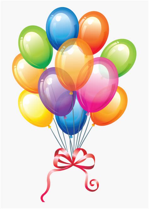 Birthday Balloons Free Birthday Balloon Clip Art Clipart - Clipart Balloons, HD Png Download ...