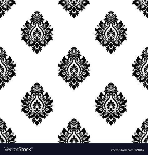 Seamless damask pattern Royalty Free Vector Image