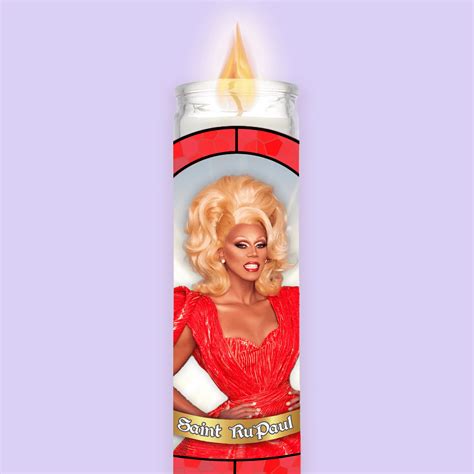 RuPaul Christmas Prayer Candle | Two Crafty Gays 🌈