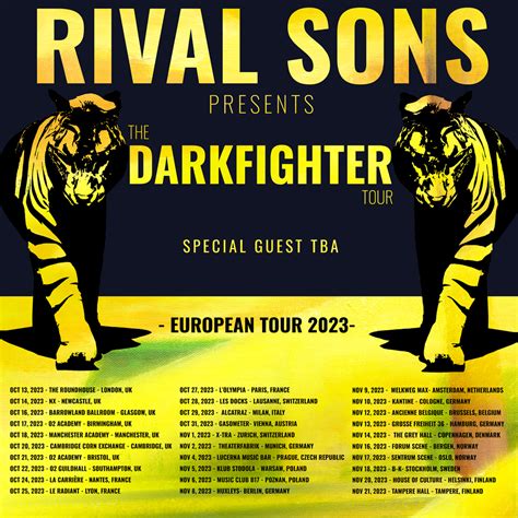 Rival Sons Announce ‘DARKFIGHTER’ & ‘LIGHTBRINGER’ Album Tour Plans - V13.net