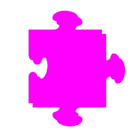 Pink Puzzle Clip Art at Clker.com - vector clip art online, royalty ...