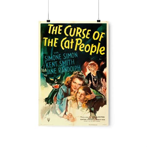 The Curse of the Cat People Vintage Horror Movie Poster - Etsy