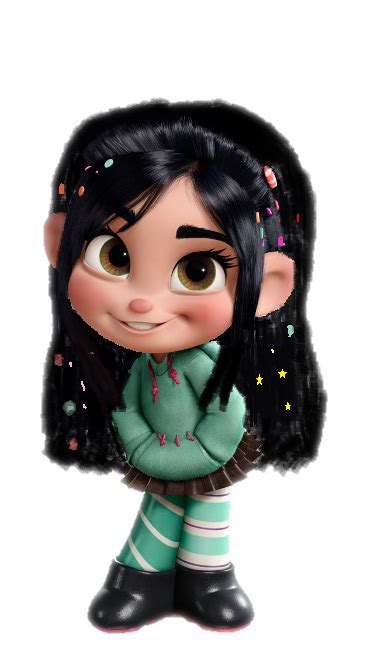 Vanellope von Schweetz Hair Down Png - Vanellope von Schweetz fan Art ...