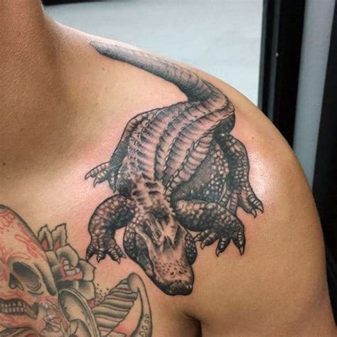 60 Alligator Tattoo Designs For Men - Cool Crocodiles