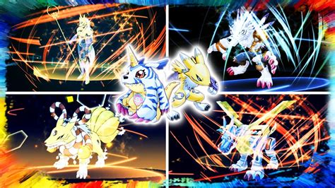 Digimon Survive All GABUMON & RENAMON Evolution - YouTube