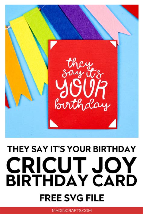 Easy Cricut Joy Birthday Card Cricut Birthday Cards B - vrogue.co