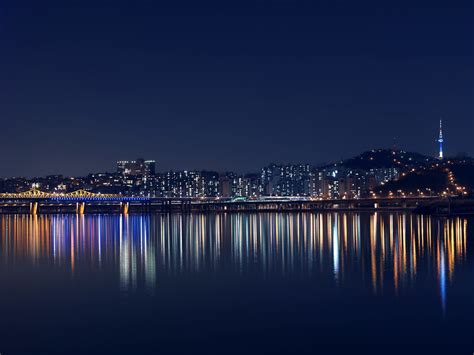 han river | han river at night seoul, korea | Kihong Kim | Flickr