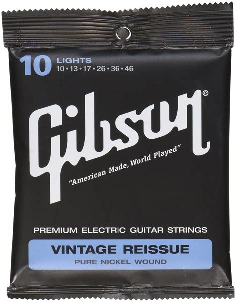 Gibson Vintage Reissue Electric Guitar Strings Light 10-46 Free ...