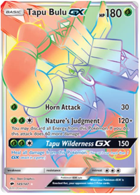 Tapu Bulu GX - Burning Shadows #149 Pokemon Card