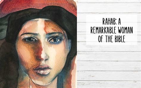 Rahab: A Remarkable Woman of the Bible - My Printable Faith