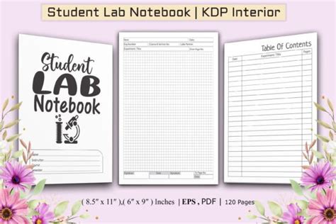 5 Carbon Copy Lab Notebook Designs & Graphics