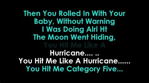 Luke Combs Hurricane karaoke - YouTube