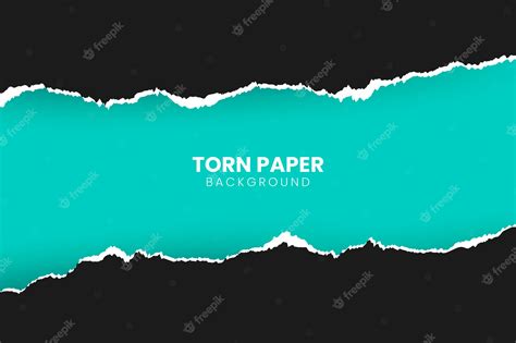 Premium Vector | Vector illustration of torn black paper with blue ...