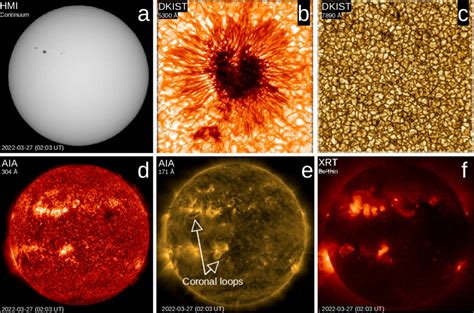 2: Different layers and structures of the solar atmosphere are observed ...