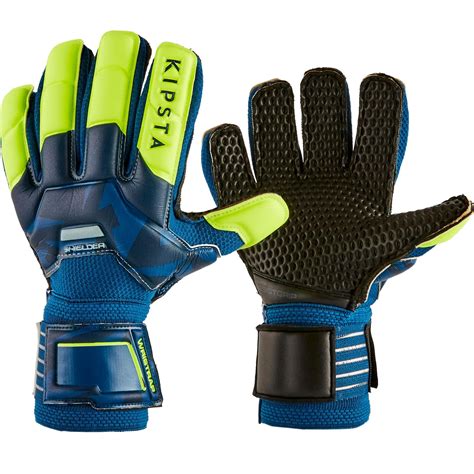 F500 Resist Shielder Kids' Football Goalkeeper Gloves - Blue/Yellow ...