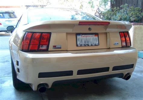 Sunburst Gold 2000 Saleen S281 Ford Mustang Coupe