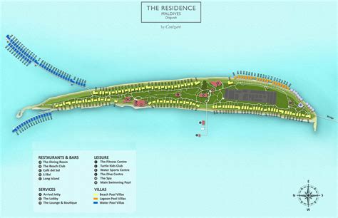 the-residence-maldives-at-dhigurah-island-map | Simply Maldives Holidays