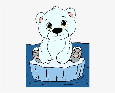 Polar Bear Cub Cartoon How To Draw A Polar Bear Cub - Cute Polar Bear Clipart - 678x600 PNG ...