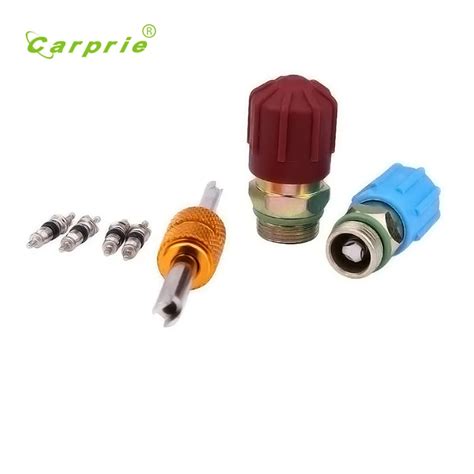 2017 tool AC System Cap & Valve Service Kit Schrader Valve Core Remover ...