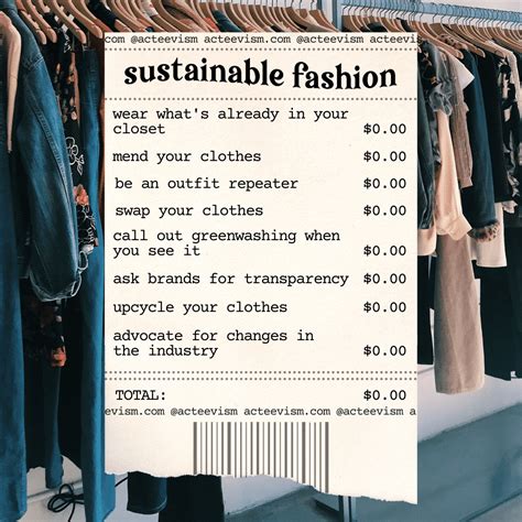 Free Ways To Advocate For Sustainable Fashion | ACTEEVISM