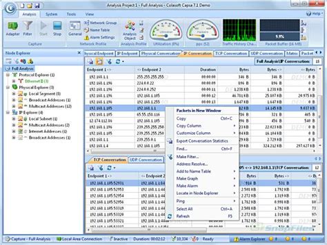 Colasoft Capsa Network Analyzer screenshot and download at SnapFiles.com